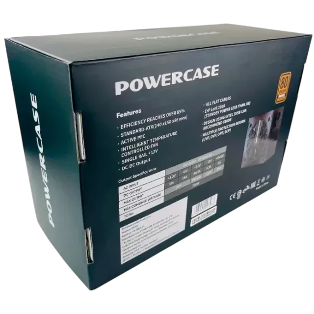 Блок питания Powercase 700W PB700 Black (PS-700B-DC) купить! 