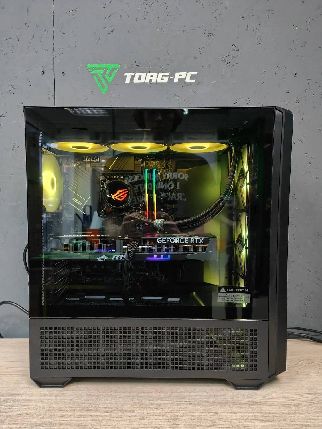 Игровой компьютер 989688 (Ryzen 7 7800X3D 4,2 ГГц/AMD B850/32 ГБ DDR5 6 ГГц/2048 ГБ SSD/RTX 5080 16 ГБ/Wi-Fi/1000W/MSI MAG FORGE 320R AirFlow TG ARGB)