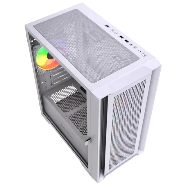 Компьютерный корпус Powercase ALISIO Micro X4W V2 LE ARGB White (CAMCXW-A4-LE) купить! 
