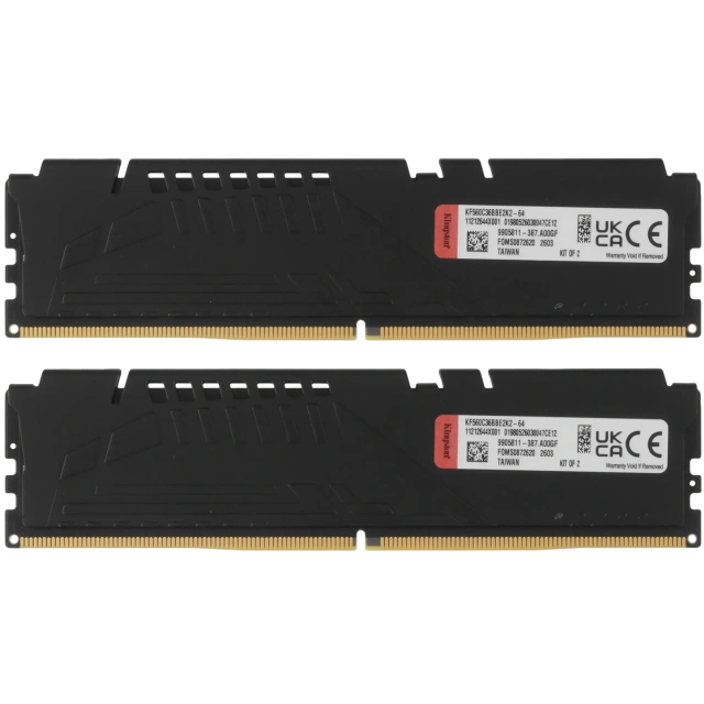 Оперативная память 64 Gb 6000 MHz Kingston FURY Beast (KF560C36BBE2K2-64) купить! 