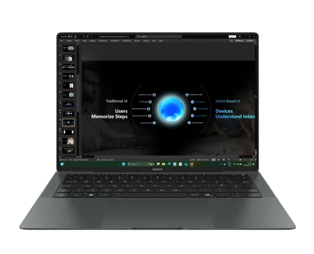 Ноутбук HONOR MagicBook Art 14 2025 (Core Ultra 7 255H/14.6"/3K/OLED/32Gb/2Tb SSD/Win 11 H) 5301APSX Green - фото