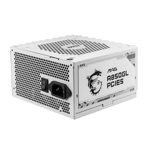 Блок питания MSI 850W MAG A850GL White (MAG-A850GL-PCIE5-WHITE) 16 Pin (PCIe 5.0 Connector Cable Details) купить! 