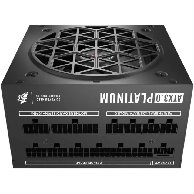 Блок питания 1STPLAYER 1000W NGDP Platinum Black (HA-1000BA3-BK) 16 Pin (PCIe 5.0 Connector Cable Details) купить! 