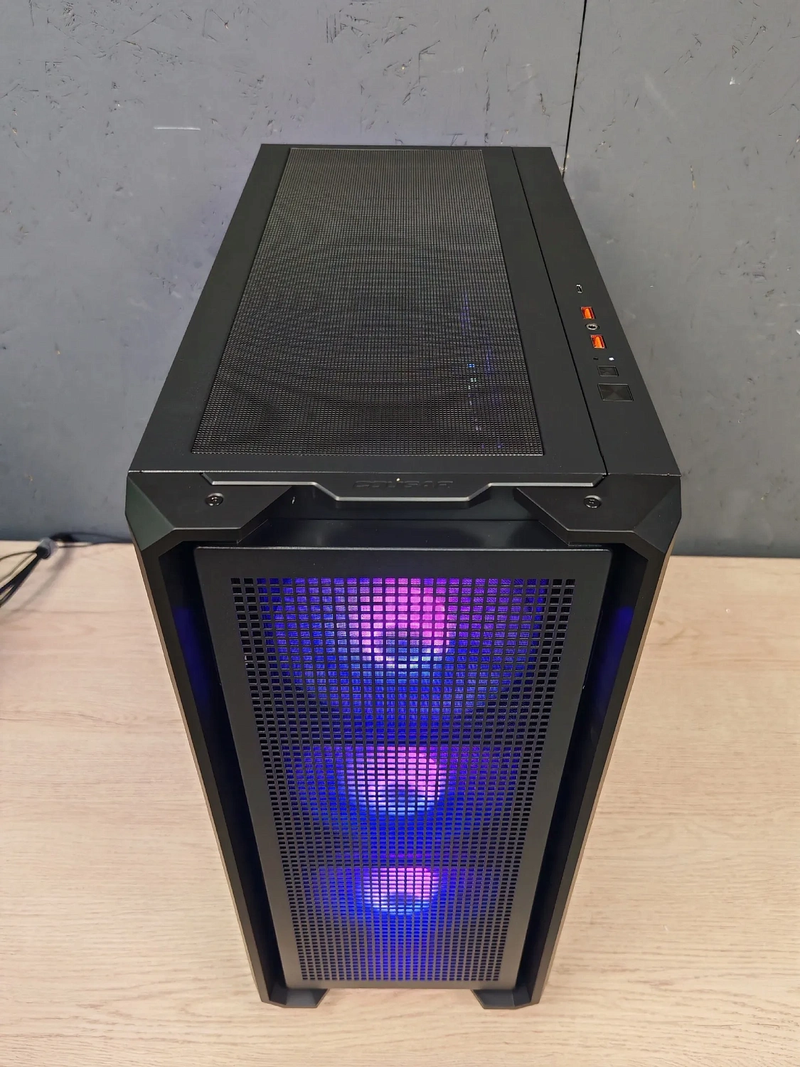 Игровой компьютер 989714 (Ryzen 7 9800X3D 4,7 ГГц/AMD B850/32 ГБ DDR5 6 ГГц/1024 ГБ SSD/RTX 5070 12 ГБ/Wi-Fi/1000W/MSI MAG FORGE 320R AirFlow TG ARGB)