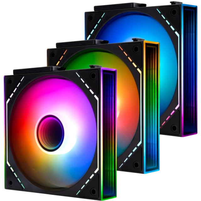Комплект вентиляторов для корпуса Thermalright TL-M12QR-S X3 Reverse ARGB Black (TRTLM12QRS.3P) купить! 