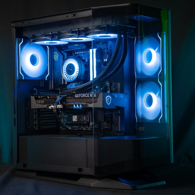 Игровой компьютер 992938 (Ryzen 9 9900X 4.4 ГГц/AMD X870/32 ГБ DDR5 6.0 ГГц/1024 ГБ SSD/RTX 5060 Ti 16 ГБ/Wi-Fi/850W/Cougar FV270 RGB Черный) - купить по выгодной цене!