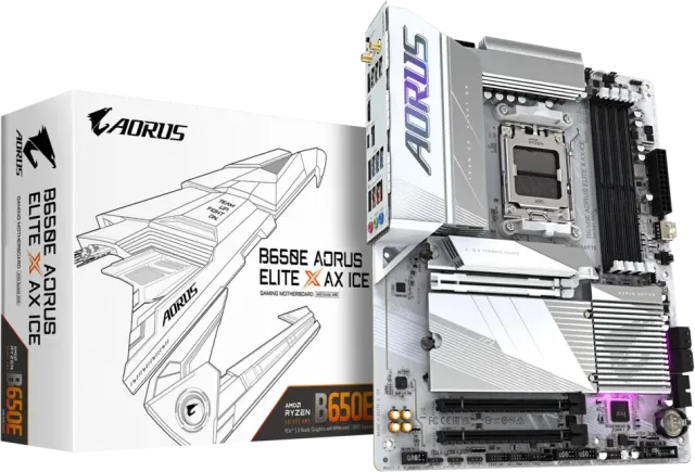 Материнская плата Gigabyte B650E AORUS ELITE X ICE купить! 