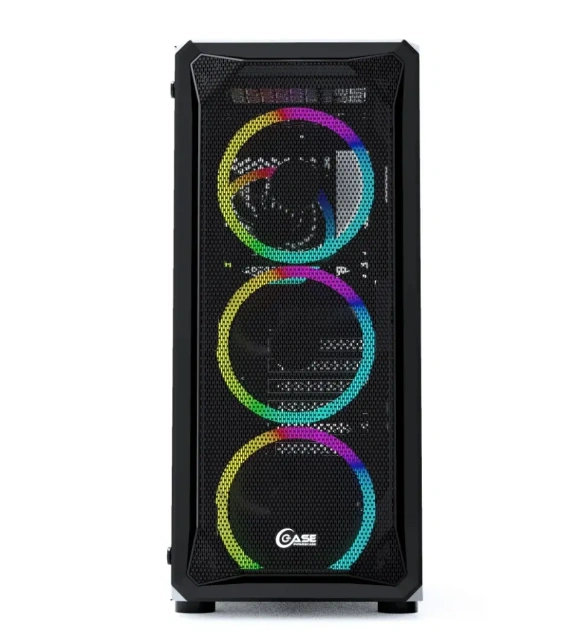 Компьютерный корпус Powercase Mistral X4 MESH LED CMIXB-L4 Black купить! 