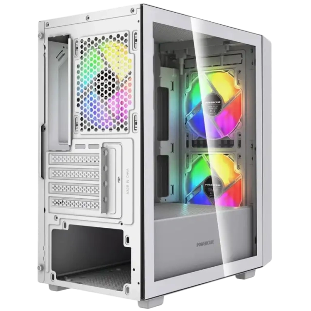 Компьютерный корпус Powercase Mistral SM07 TG ARGB White (CMMSM07W-A3) купить! 
