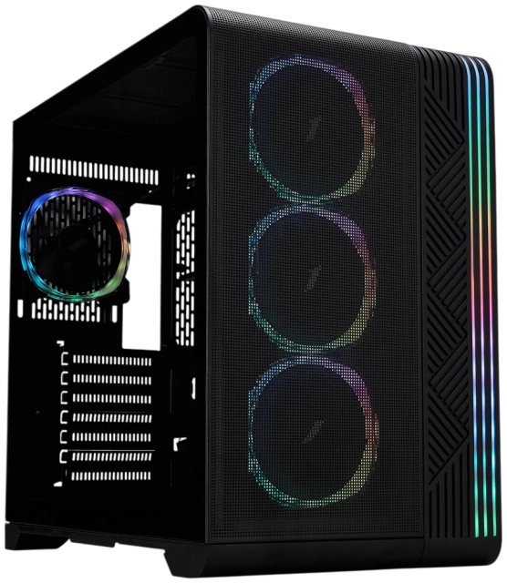 Компьютерный корпус 1STPLAYER VT7 ARGB Black (VT7-BK-4FS7) купить! 