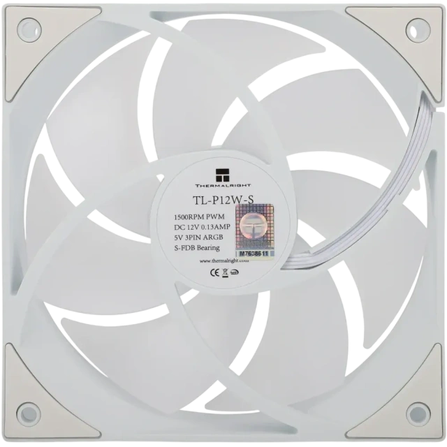 Вентилятор для корпуса Thermalright TL-P12W-S ARGB White (TRTLP12WS) купить! 