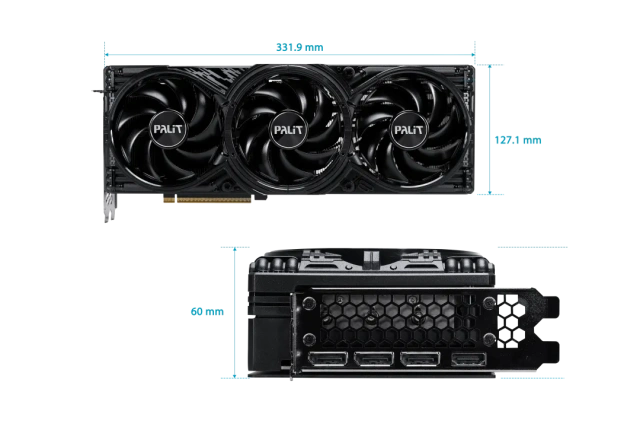 Видеокарта Palit GeForce RTX 5080 GamingPro 16Gb (NE75080019T2-GB2031A), Retail купить! 