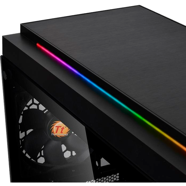 Компьютерный корпус Thermaltake Versa C23 Tempered Glass RGB Edition [CA-1H7-00M1WN-00] черный купить! 