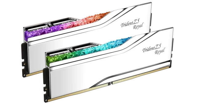 Оперативная память DDR5 64 Gb 6400 MHz G.Skill TRIDENT Z5 Royal White (F5-6400J3239G32GX2-TR5S) купить! 