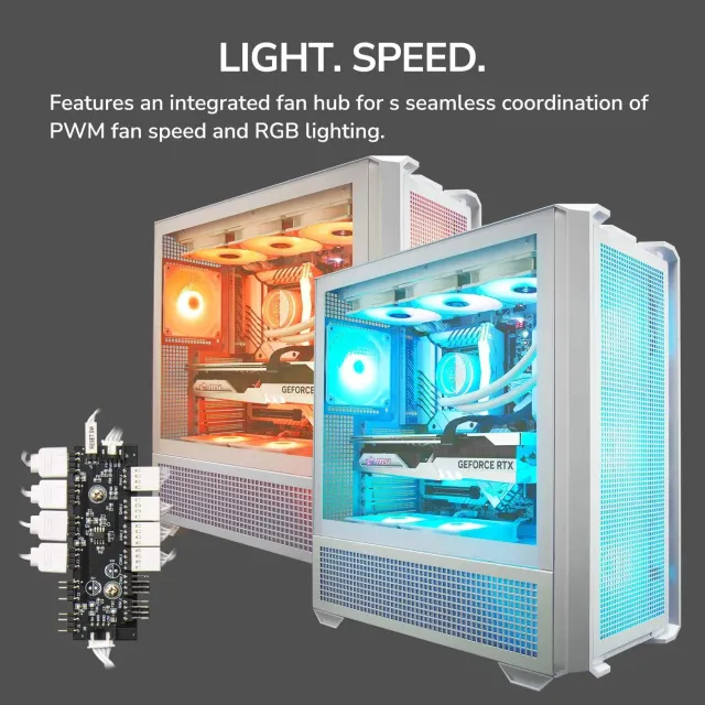 Компьютерный корпус Cougar MX600 RGB White (3857C90.0018) купить! 