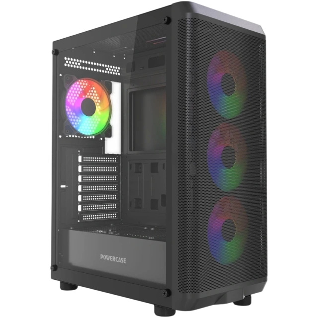 Компьютерный корпус Powercase Mistral EA22 TG FRGB Black (CMAEA22-L4) купить! 