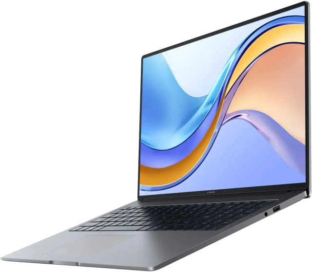 Ноутбук HONOR MagicBook X16 2024 BRN-H56 (Ryzen 5 7640HS/16"/1920x1200/16Gb/1Tb SSD/Radeon 760M/Win 11 H) Silver - фото