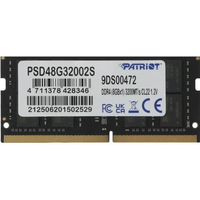 Оперативная память 8 Gb 3200 MHz PATRIOT (PSD48G32002S) купить! 