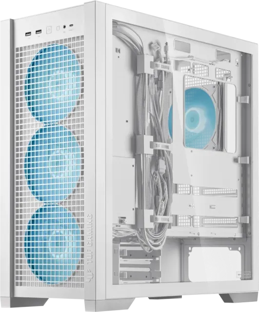 Компьютерный корпус ASUS TUF GAMING GT302 TG ARGB White (90DC00I3-B19000) купить! 