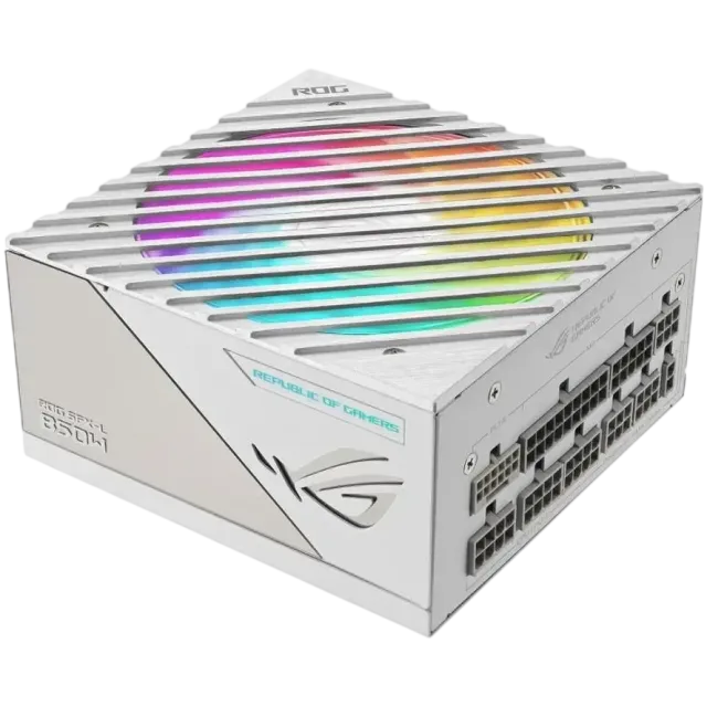 Блок питания ASUS 850W ROG-LOKI-850P-WHITE-SFXL-GAMING RGB White (90YE00N2-B0NA00) 16 Pin (PCIe 5.0 Connector Cable Details) купить! 