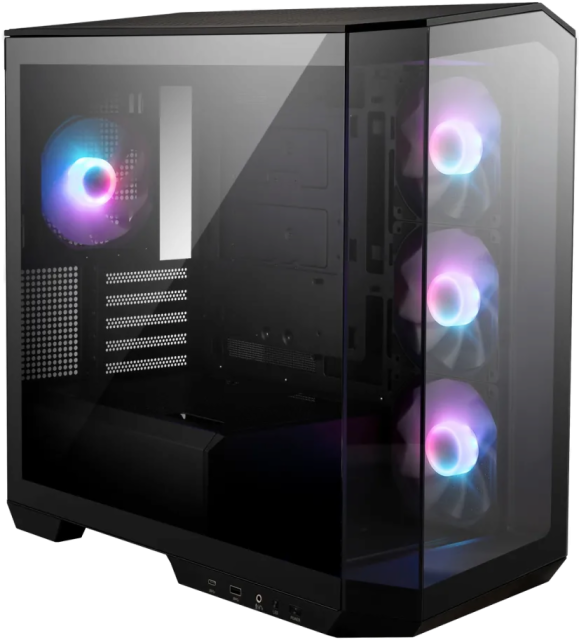 Компьютерный корпус MSI MAG Pano M100R PZ TG ARGB Black (306-7G24R25-HH9) купить! 