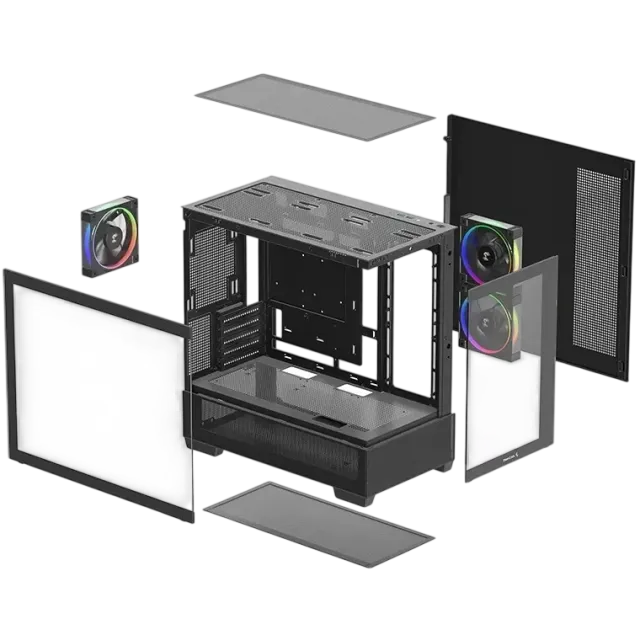 Компьютерный корпус Deepcool CG380 3F ARGB Black купить! 