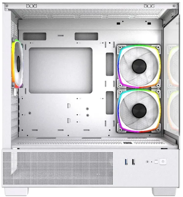 Компьютерный корпус Powercase Vision Micro M3W TG ARGB White (CVMMW-A3) купить! 