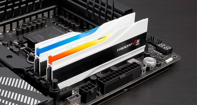 Оперативная память DDR5 32 Gb 6000 MHz G.Skill TRIDENT Z5 RGB White (F5-6000J3636F16GX2-TZ5RW) купить! 