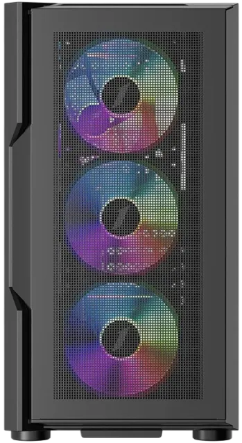 Компьютерный корпус 1STPLAYER TRILOBITE T7-P RGB Black (T7-P-BK-4F1) купить! 