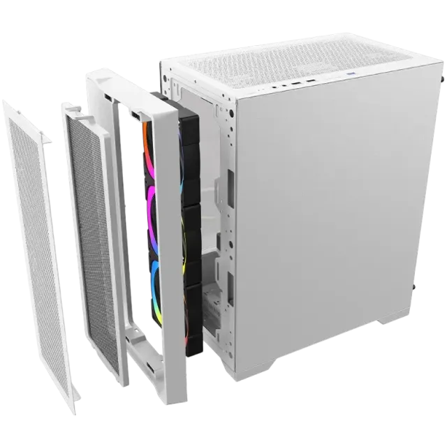 Компьютерный корпус 1STPLAYER TRILOBITE T4 MESH ARGB White (T4-WH-4FS7-W) купить! 