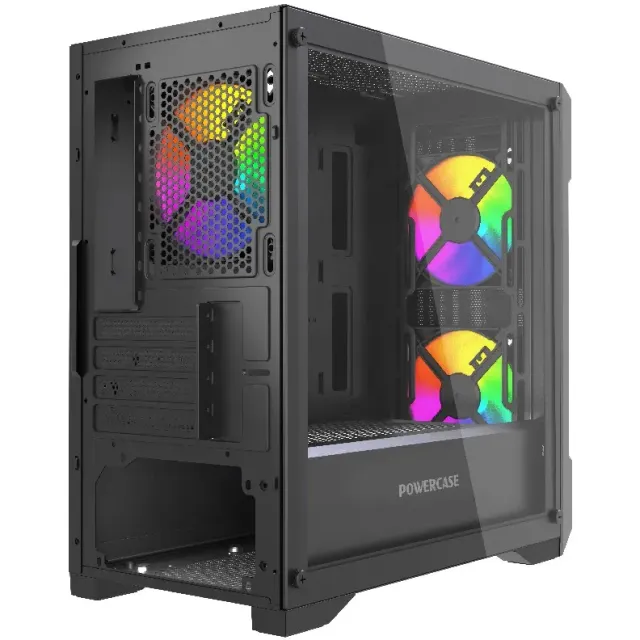 Компьютерный корпус Powercase Mistral Micro X3B ARGB Black (CMMXB-A3) купить! 