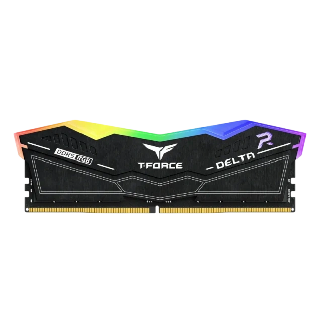 Оперативная память DDR5 32 ГБ 6000 МГц Team Group T-FORCE DELTA RGB Black (FF3D532G6000HC30DC01) модулей 2 шт. купить! 
