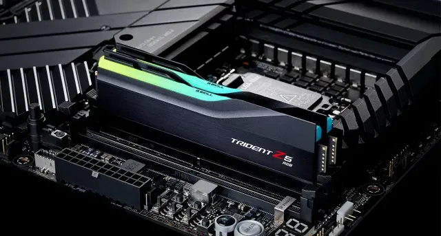 Оперативная память DDR5 32 ГБ 6000 МГц G.Skill TRIDENT Z5 RGB Black (F5-6000J3040F16GX2-TZ5RK) модулей 2 шт. купить! 