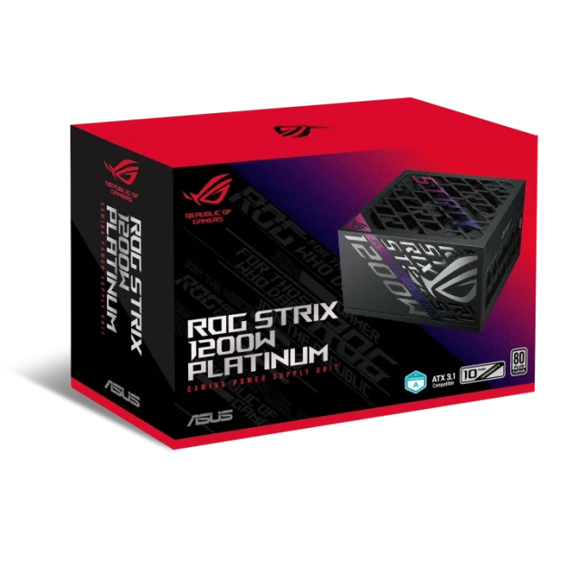 Блок питания ASUS 1200W (ROG-STRIX-1200P) (90YE00W0-B0NA00) 16 Pin (PCIe 5.0 Connector Cable Details) купить! 