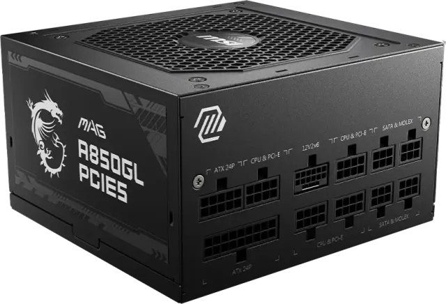 Блок питания MSI 850W MAG A850GL 306-7ZP8A11-CE0 16 Pin (PCIe 5.0 Connector Cable Details) купить! 