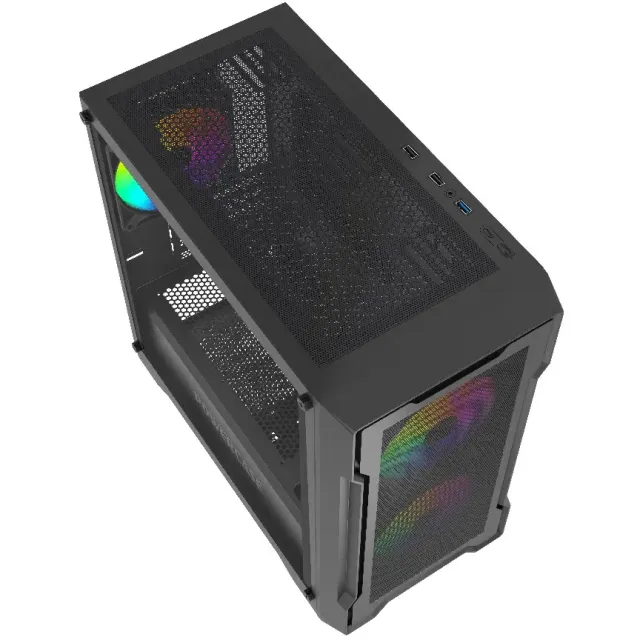 Компьютерный корпус Powercase Mistral Micro X3B ARGB Black (CMMXB-A3) купить! 
