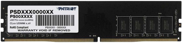 Оперативная память DDR4 32 ГБ 3200 МГц Patriot Signature Line (PSD432G32002) модулей 1 шт. купить! 