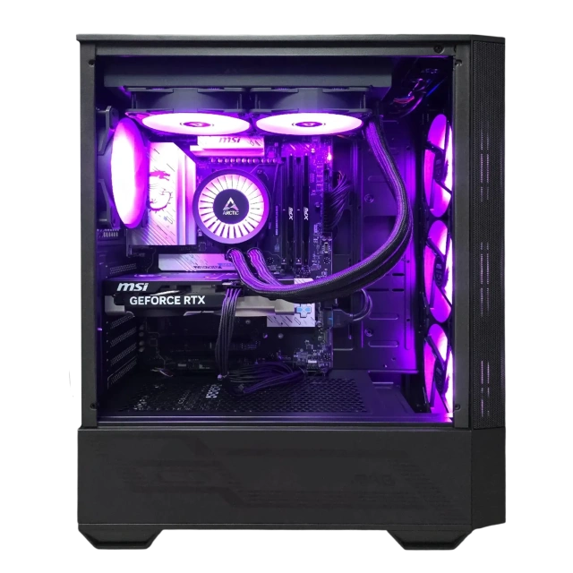 Игровой компьютер 992608 (Core i5-12400F 2.5 ГГц/Intel B760/32 ГБ DDR5 6 ГГц/1024 ГБ SSD/RTX 5060 Ti 16 ГБ/Wi-Fi/650W/MSI MAG FORGE 111R ARGB TG Черный) - купить по выгодной цене!