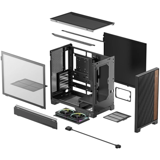 Компьютерный корпус Deepcool CL600 TG Black (R-CL600-BKNNA2-G-1) купить! 