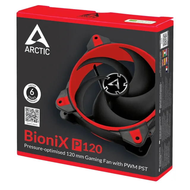 Вентилятор для корпуса Arctic Cooling BioniX P120 Red ACFAN00115A PWM купить! 