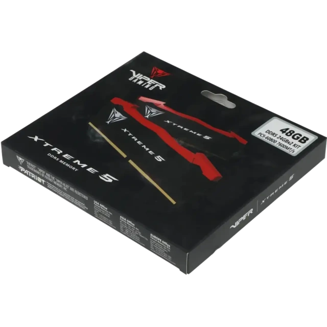 Оперативная память 48 Gb 7600 MHz Patriot XTREME 5 RGB Black (PVX548G76C36K) купить! 