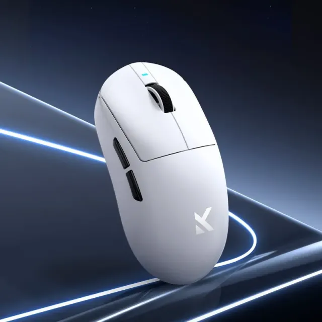 Мышь беспроводная mchose A7 PRO, радиоканал/bluetooth, 8KHz, розовая