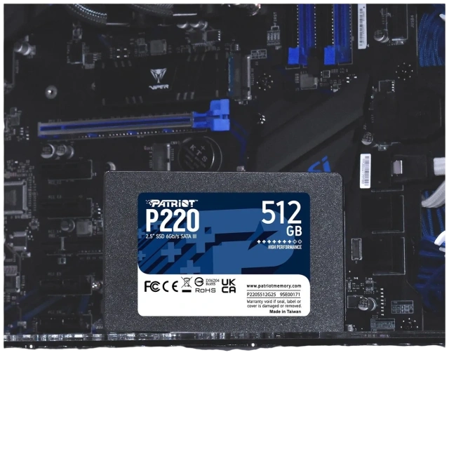 Твердотельный накопитель SSD 512 ГБ 2.5" SATA Patriot P220 (P220S512G25) купить! 