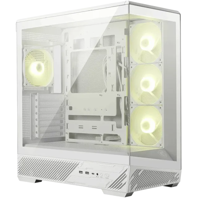 Компьютерный корпус MSI MAG PANO 130R PZ ARGB TG Reverse Blade Fan White (306-7G32W21-HH9) купить! 