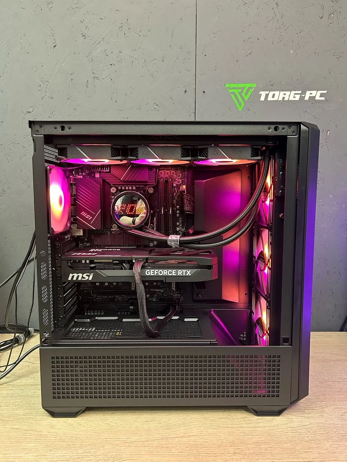 Игровой компьютер 989724 (Ryzen 7 9800X3D 4,7 ГГц/AMD B850/32 ГБ DDR5 6 ГГц/2048 ГБ SSD/RTX 5080 16 ГБ/Wi-Fi/1000W/MSI MAG FORGE 320R AirFlow TG ARGB)