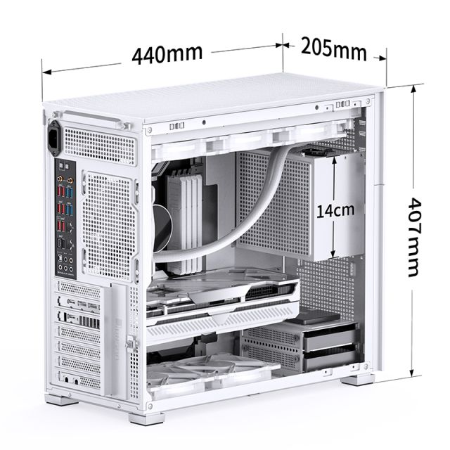 Компьютерный корпус Jonsbo D41 MESH TG White купить! 