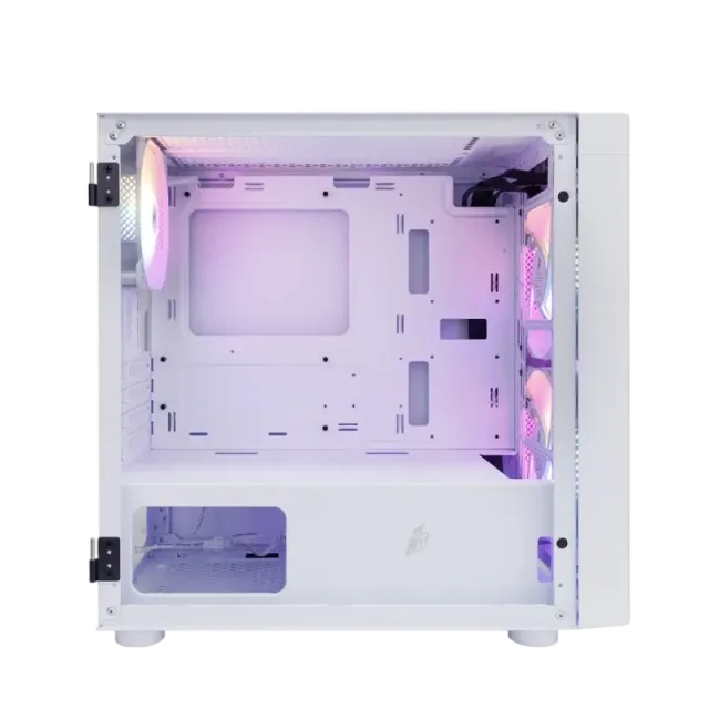 Компьютерный корпус 1STPLAYER DK D3-B LED (D3-B-WH-2F1P-W-1F1-W) White купить! 