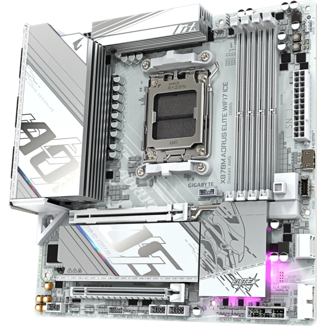 Материнская плата Gigabyte X870M AORUS ELITE WIFI7 ICE купить! 