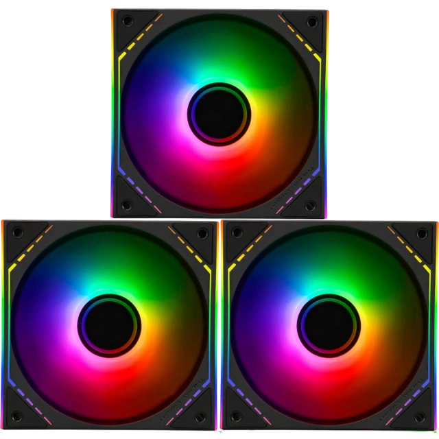 Комплект вентиляторов для корпуса Thermalright TL-M12-S X3 ARGB Black (TRTLM12S.3P) купить! 