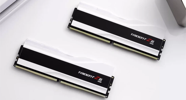 Оперативная память DDR5 32 Gb 6000 MHz G.Skill TRIDENT Z5 RGB White (F5-6000J3636F16GX2-TZ5RW) купить! 